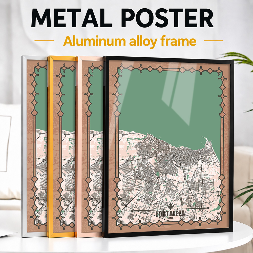 Custom Map Poster - Carte de la ville de Fortaleza,